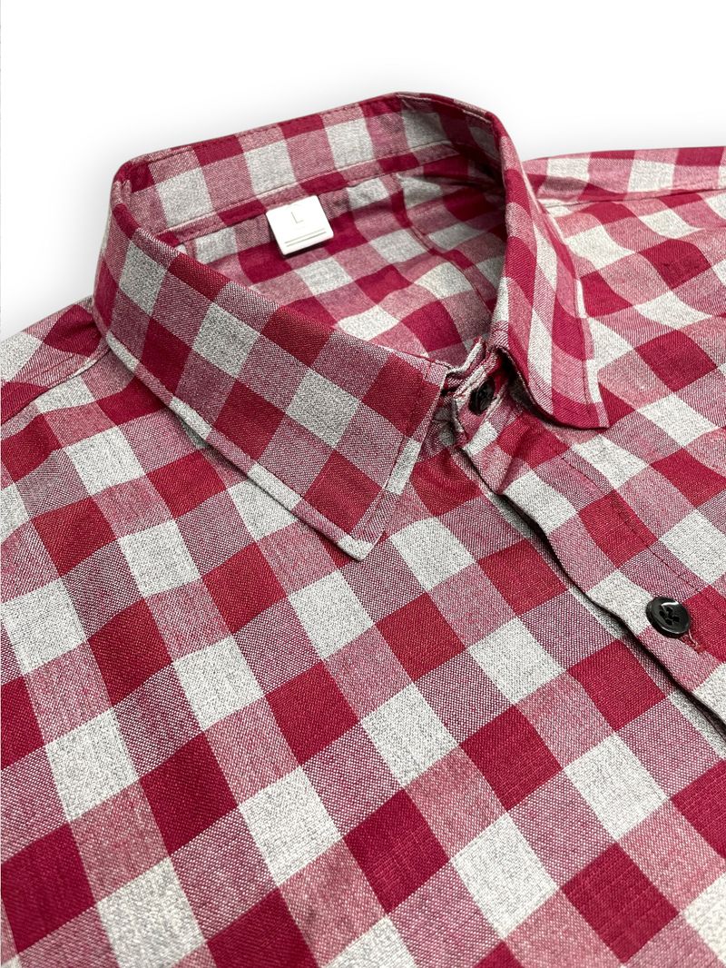 Solstice Men Regular Fit Checkered Shirt - Image 4