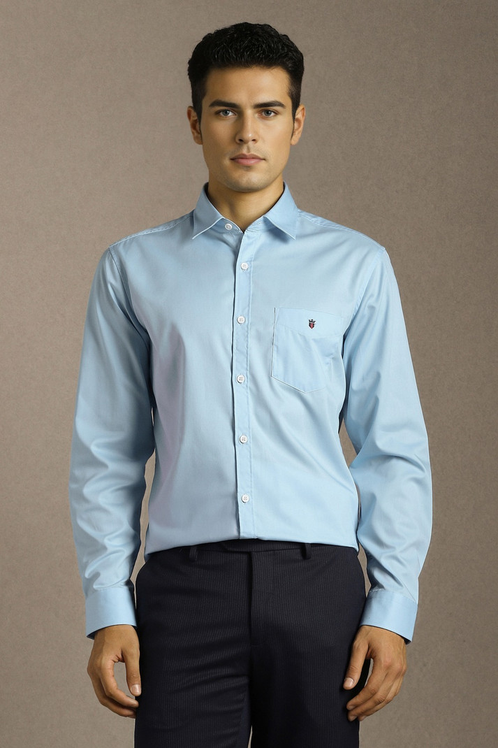 LOUIS PHILIPPE HOLIDAY Men Slim Fit Solid Casual Shirt