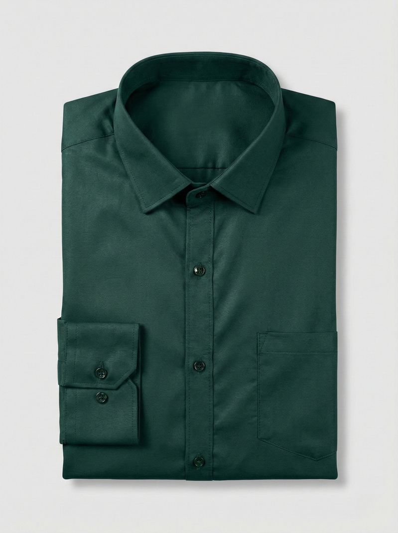 NIVICK Men Regular Fit Solid Spread Collar Formal Shirt - Image 6