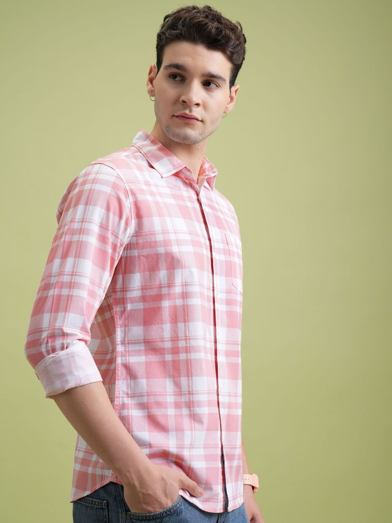 HKV FASHION Men Regular Fit Checkered Shirt - Image 5