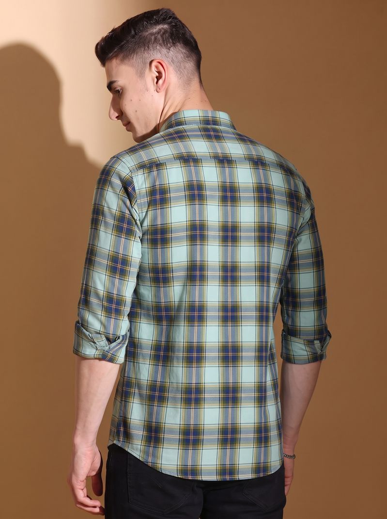 METRONAUT Men Regular Fit Checkered Shirt - Image 3