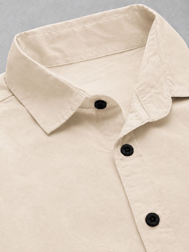 mozero Men Regular Fit Solid Spread Collar Casual Shirt (Pack of 2) - Image 6