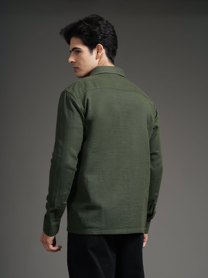 Paul Street Men Relaxed Fit Spread Collar Shirt - Image 3