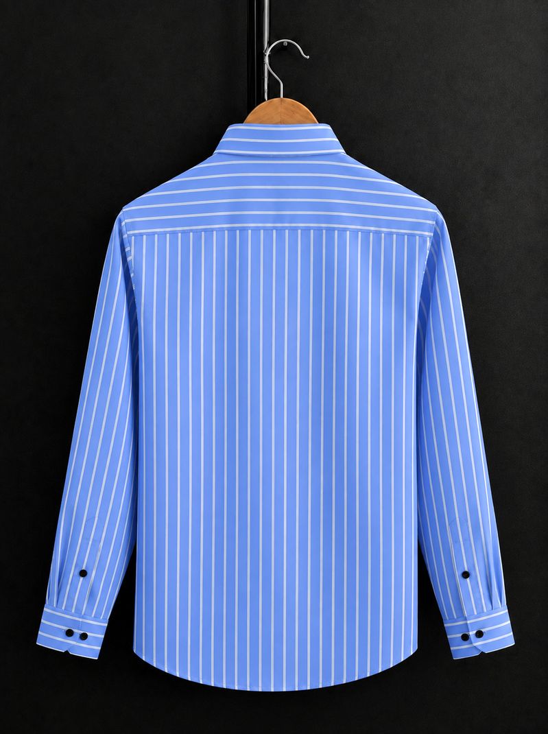 Waridashi Men Regular Fit Striped Casual Shirt - Image 3