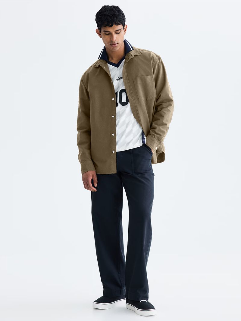 METRONAUT Men Regular Fit Solid Casual Shirt - Image 6