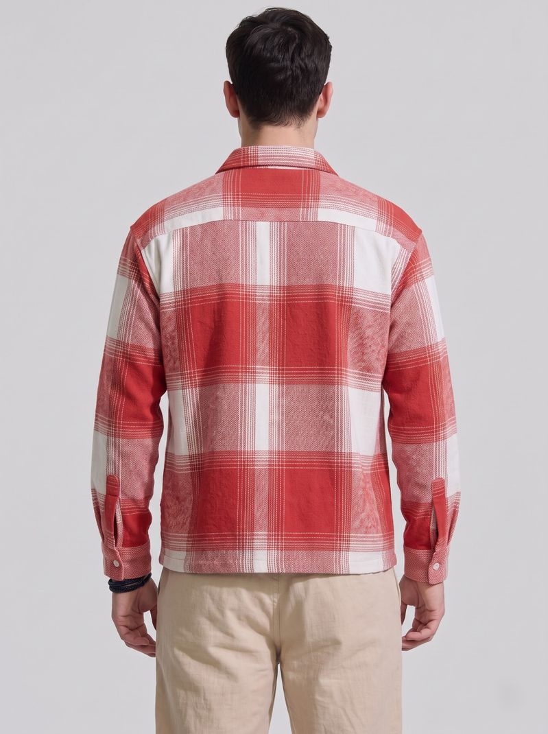 MOONXS Men Boxy Fit Checkered Casual Shirt - Image 5
