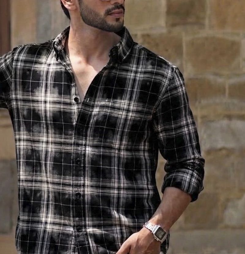 Brickman Men Regular Fit Checkered Casual Shirt - Image 4