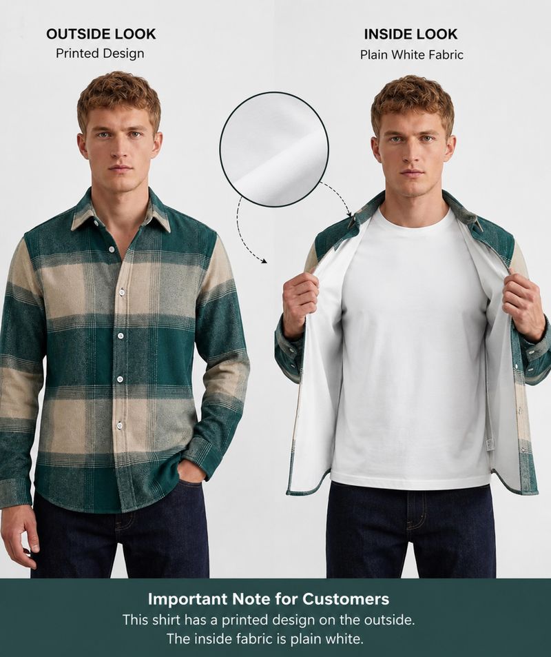 DIMMY Men Regular Fit Checkered Casual Shirt - Image 4