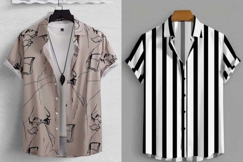 Men Regular Fit Striped Casual Shirt - Image 2