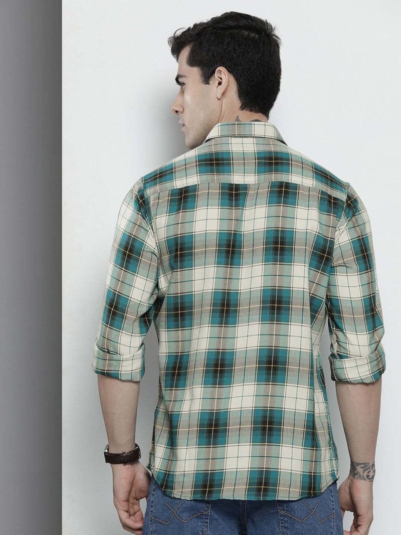 The Indian Garage Co. Men Checkered Casual Shirt - Image 5