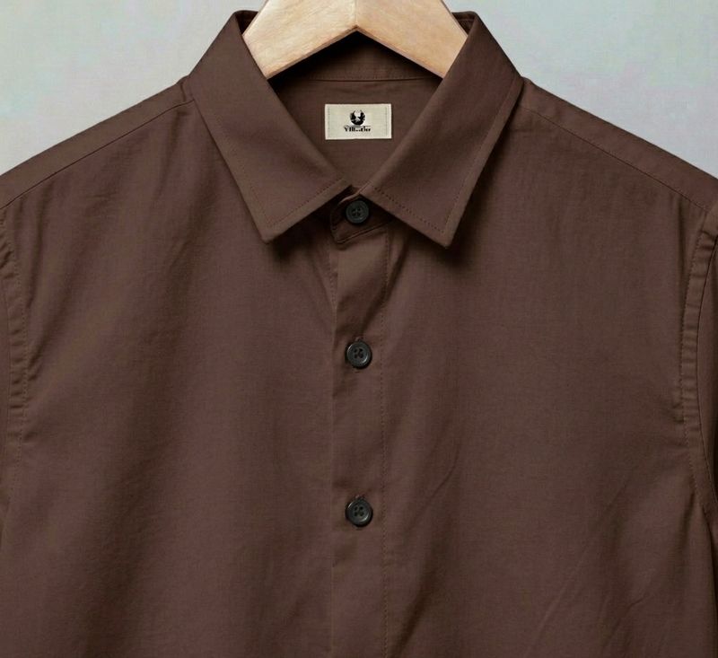 JACKBELLA Men Regular Fit Solid Spread Collar Casual Shirt - Image 4