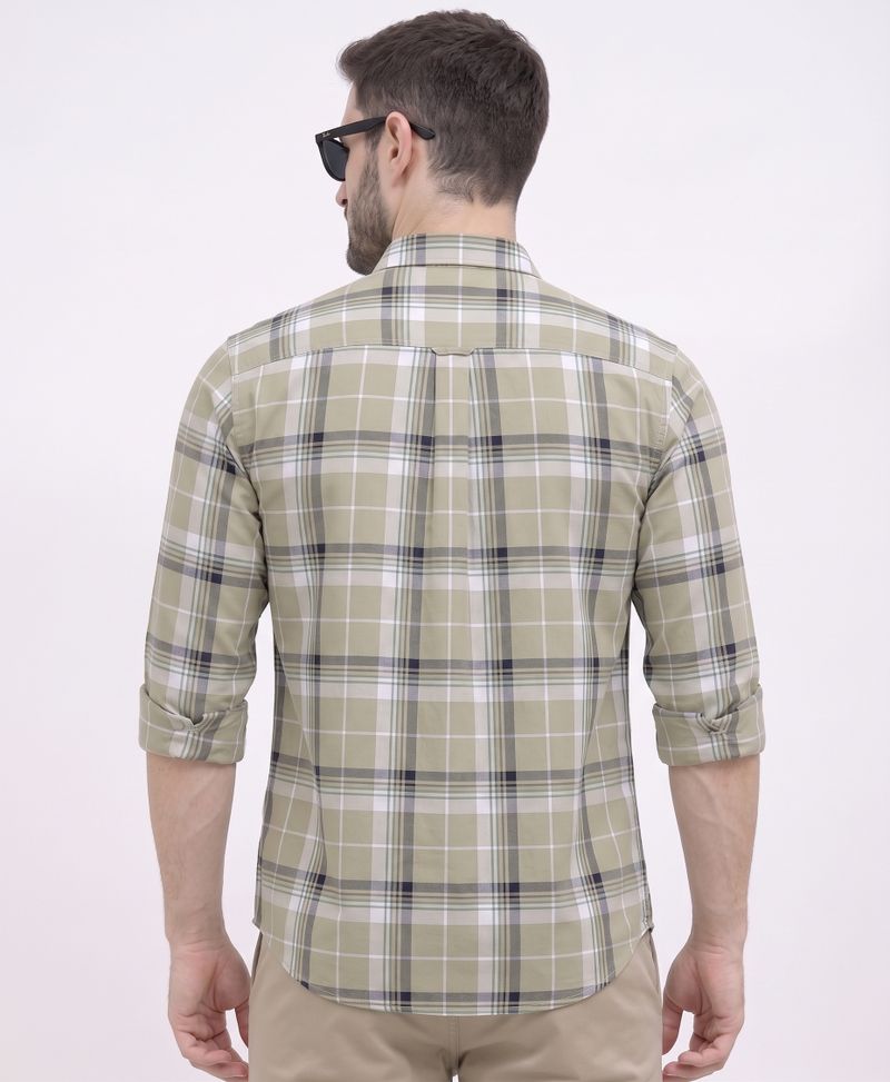 METRONAUT Men Checkered Spread Collar Casual Shirt - Image 3