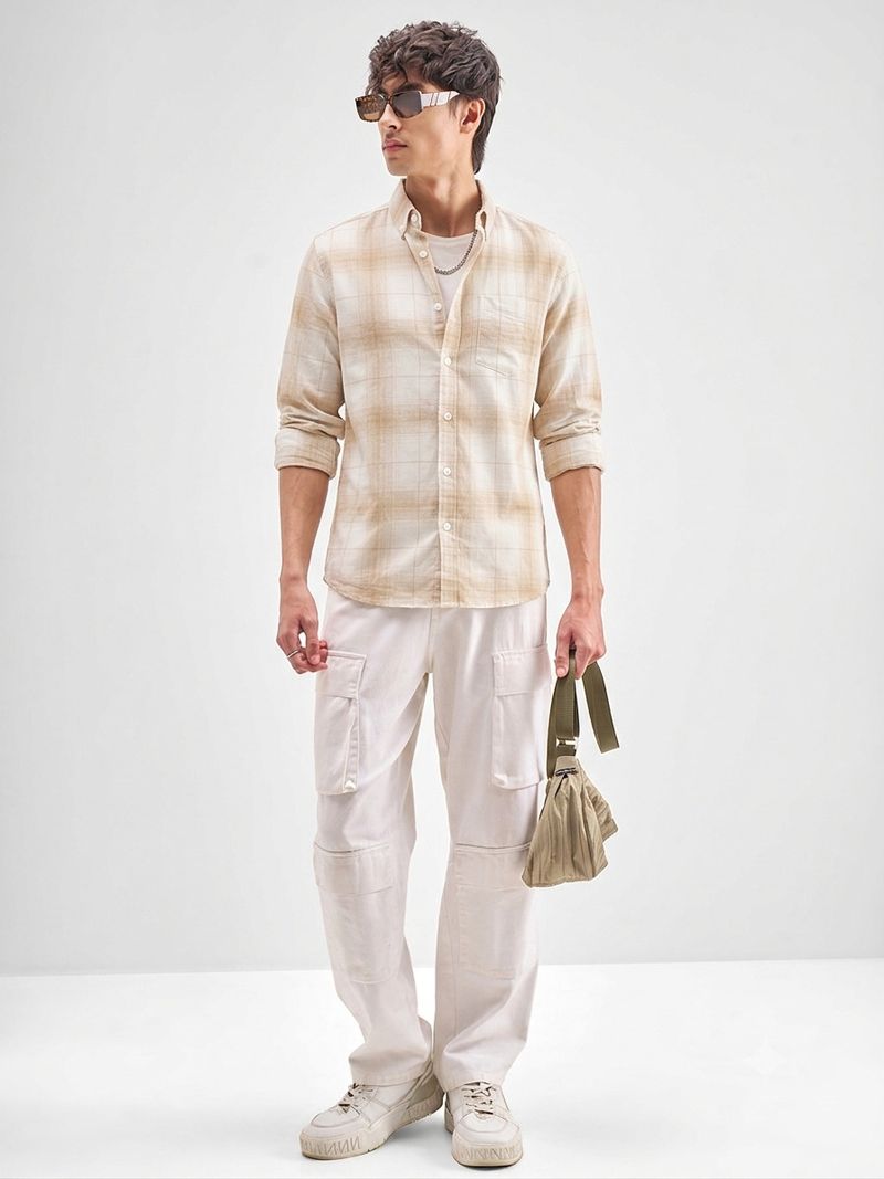 S-Line Men Slim Fit Checkered Shirt - Image 6