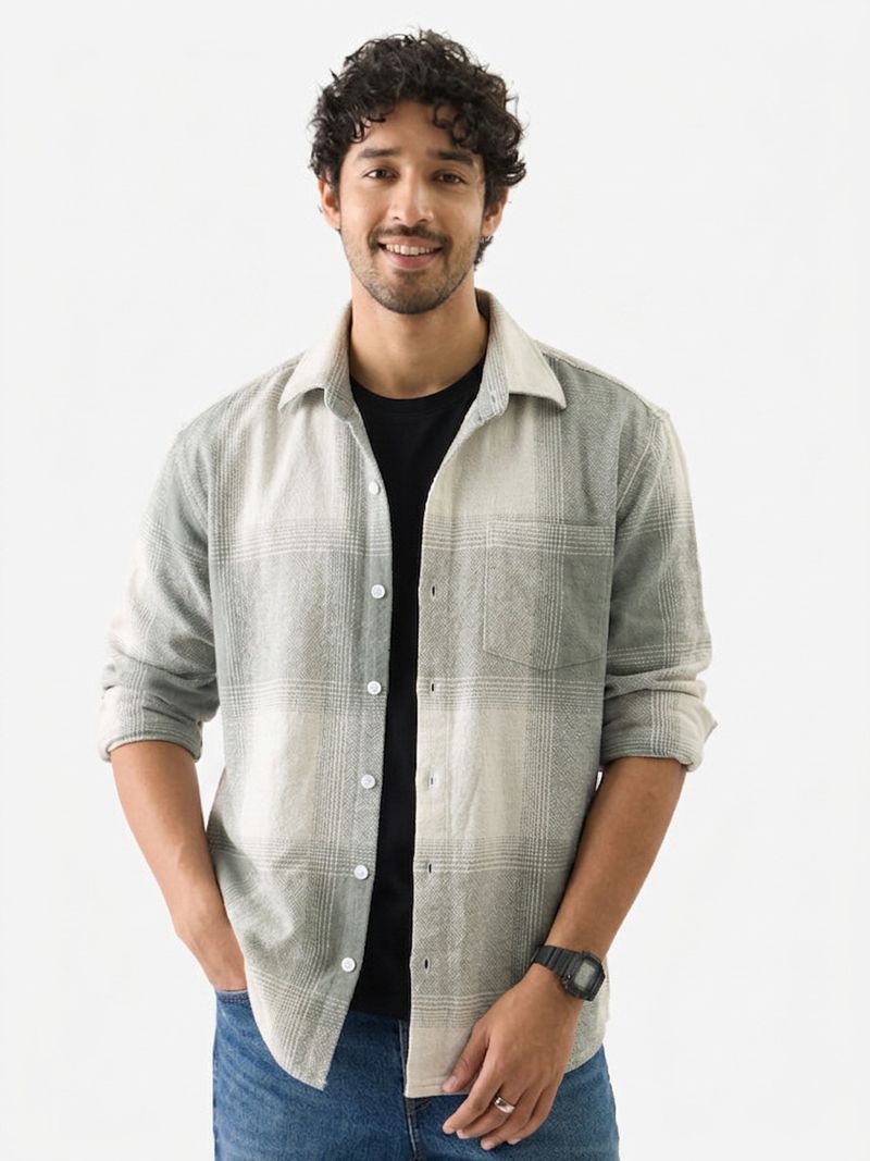 RADHIKA FASHION HOUSE Men Boxy Fit Checkered Shirt - Image 2