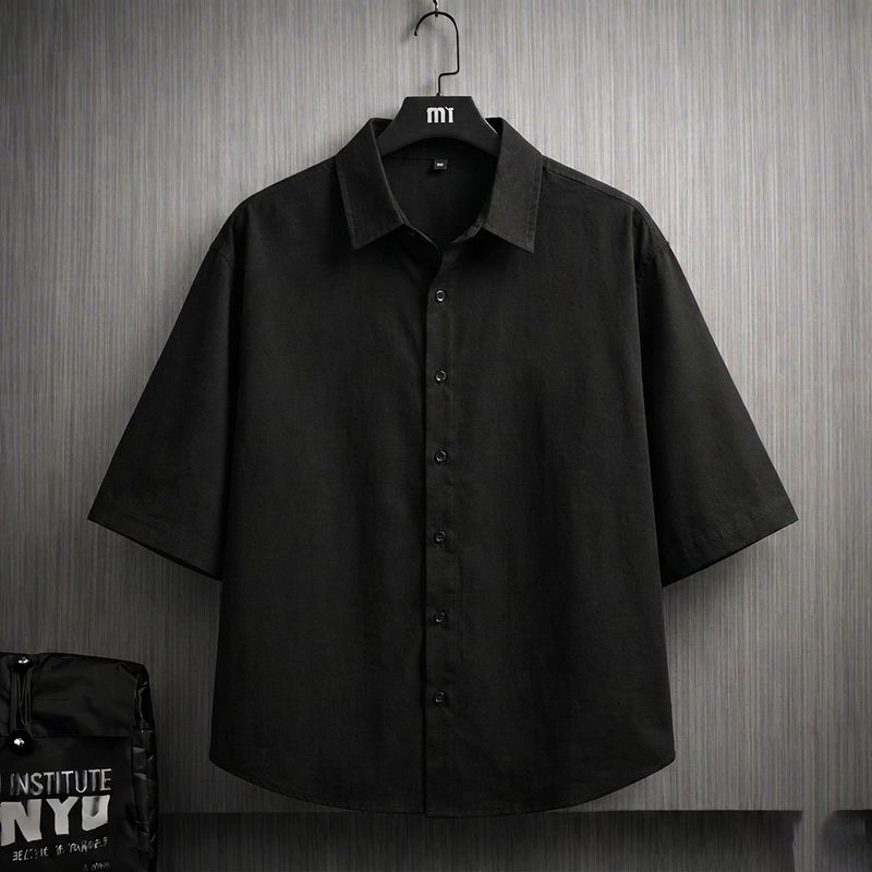 SHABIB Men Oversized Graphic Print Shirt - Image 4
