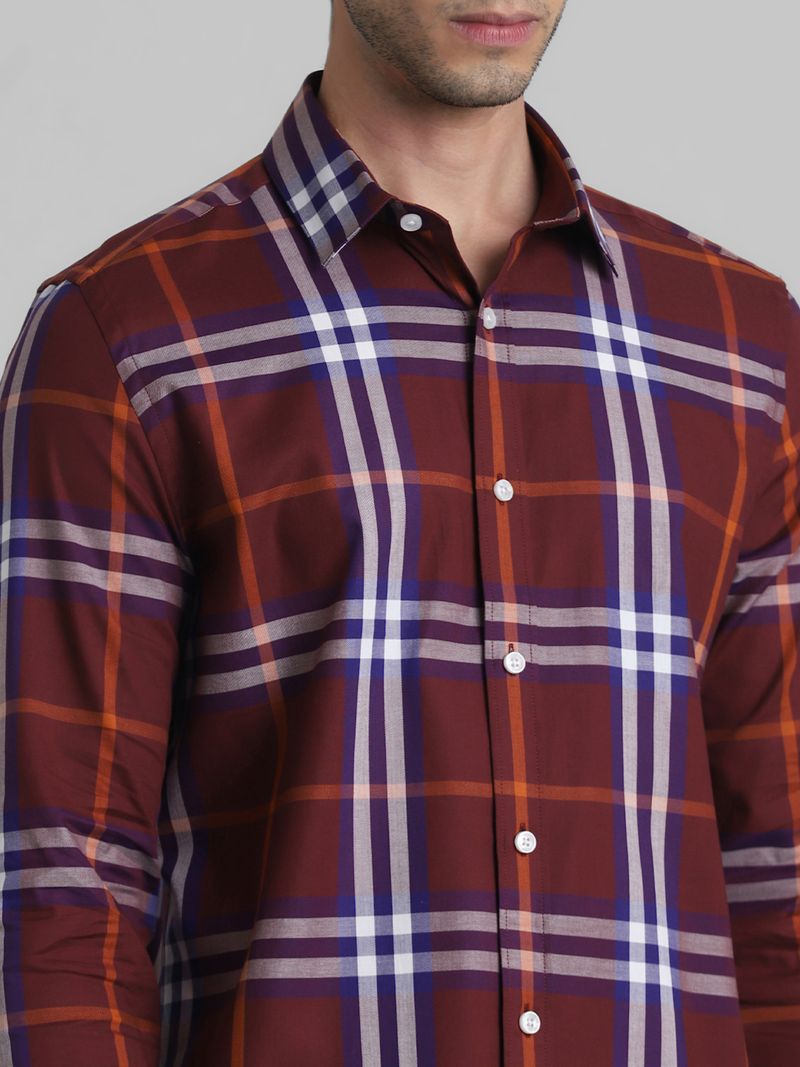 JACK & JONES Men Slim Fit Checkered Shirt - Image 6
