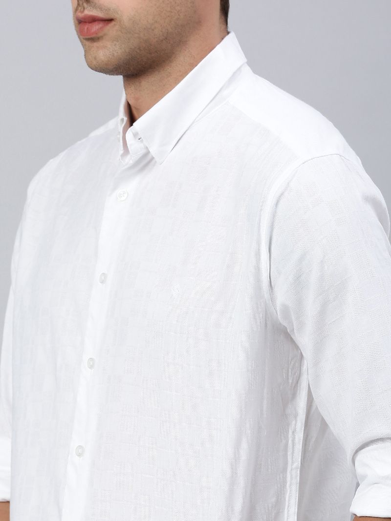 Classic Polo Men Slim Fit Checkered Shirt - Image 5