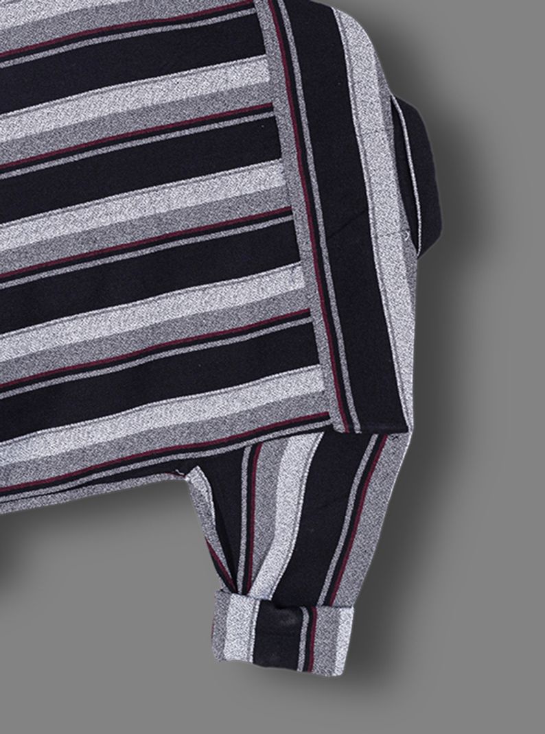 PROBIZ Men Boxy Fit Striped Spread Collar Shirt - Image 5