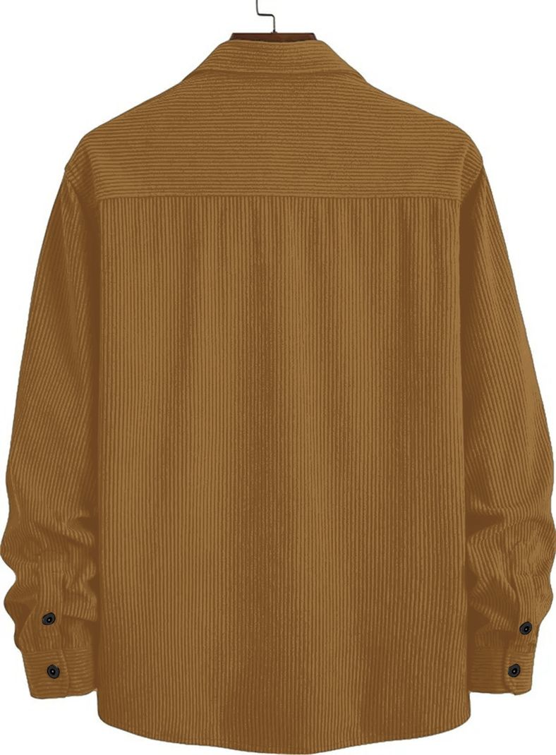Horseman Men's Solid Casual Spread Shirt - Image 3