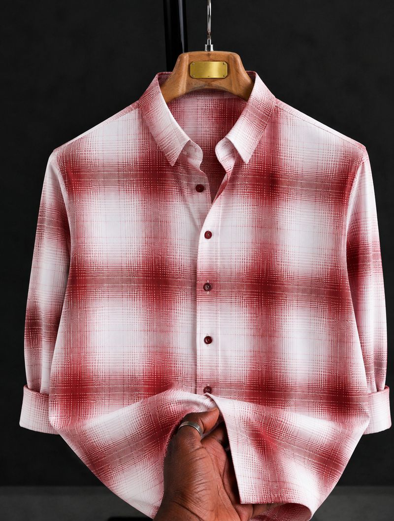 Solbiza Men Regular Fit Checkered Shirt - Image 2