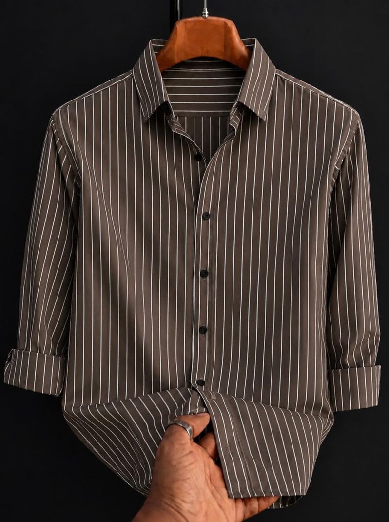 indicare Men Slim Fit Striped Shirt - Image 2