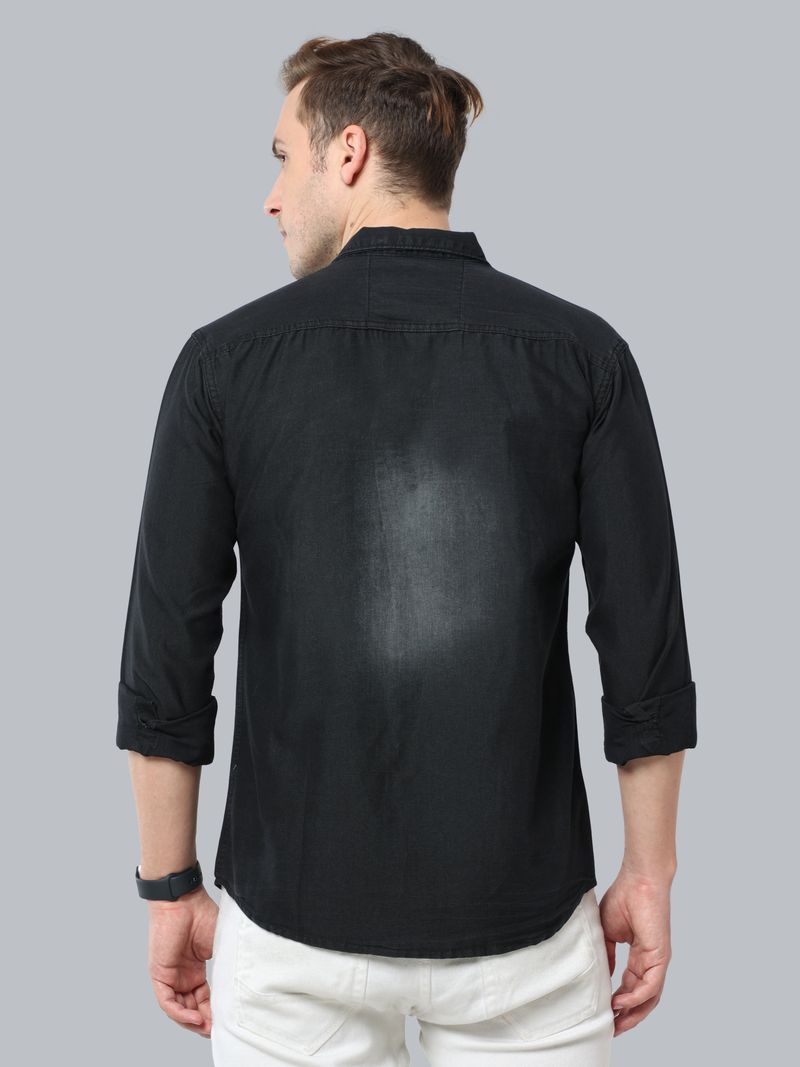 AIDAN PAUL Men Regular Fit Washed Shirt - Image 4