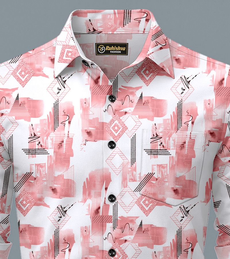 RUHISHVA FASHION Men Regular Fit Printed Shirt - Image 6