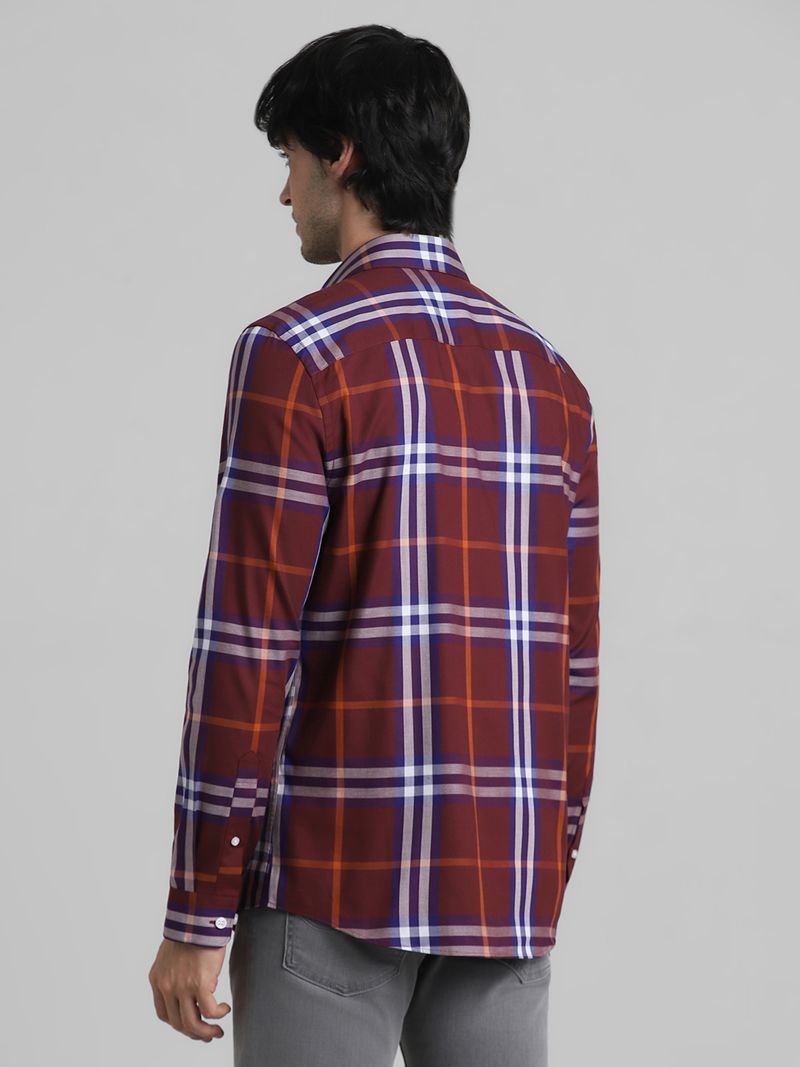 JACK & JONES Men Slim Fit Checkered Shirt - Image 5