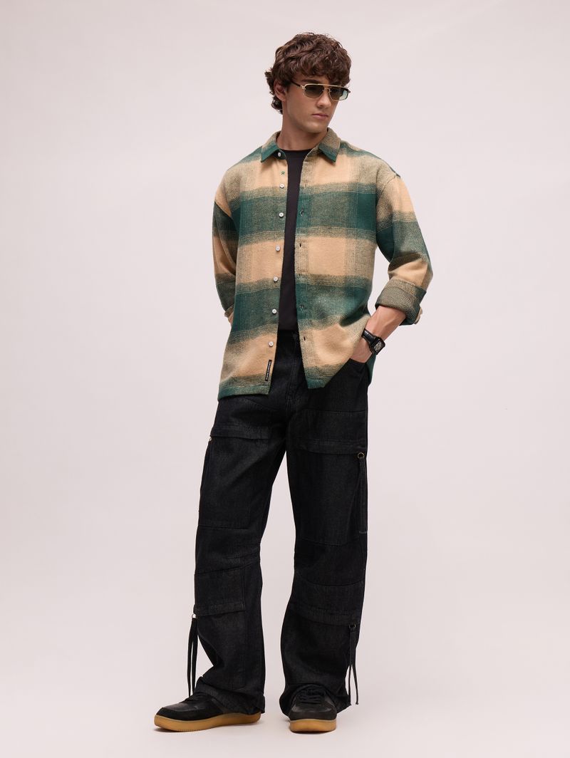 CAHOOT Men Oversized Checkered Casual Shirt - Image 6