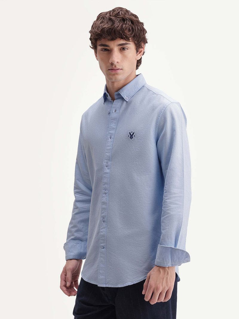 RARE RABBIT Men Regular Fit Solid Casual Shirt - Image 6