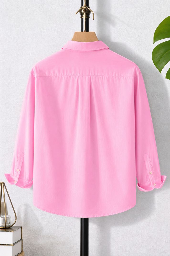 TorontoCN Men Regular Fit Solid Spread Collar Shirt - Image 3