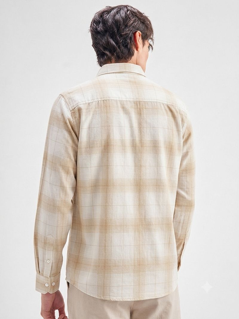 S-Line Men Slim Fit Checkered Shirt - Image 4