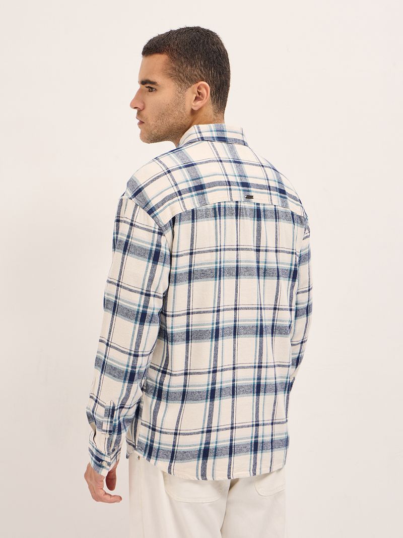 THE BEAR HOUSE Men Checkered Casual Shirt - Image 5