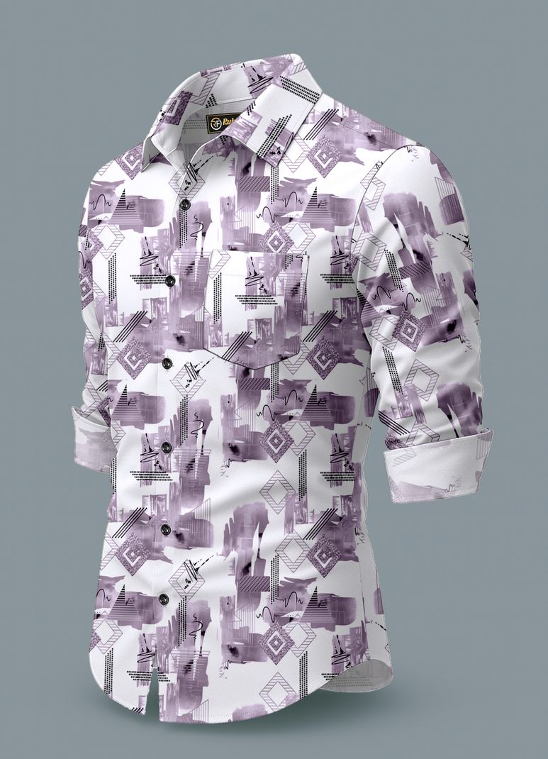 RUHISHVA FASHION Men Regular Fit Printed Shirt - Image 5