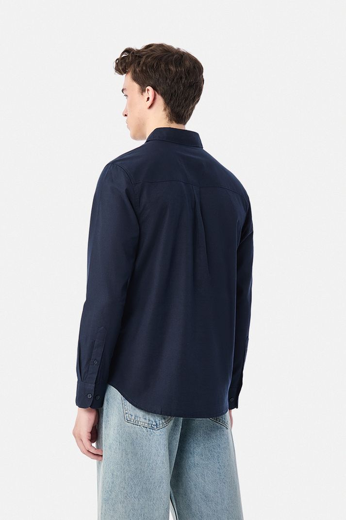 Snitch Men Regular Fit Solid Spread Collar Shirt - Image 6