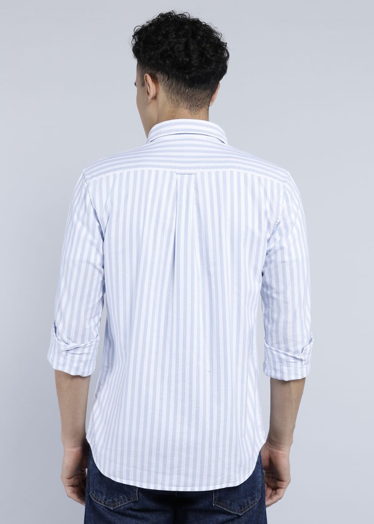U.S. POLO ASSN. Men Tailored Fit Solid Button Down Shirt - Image 6