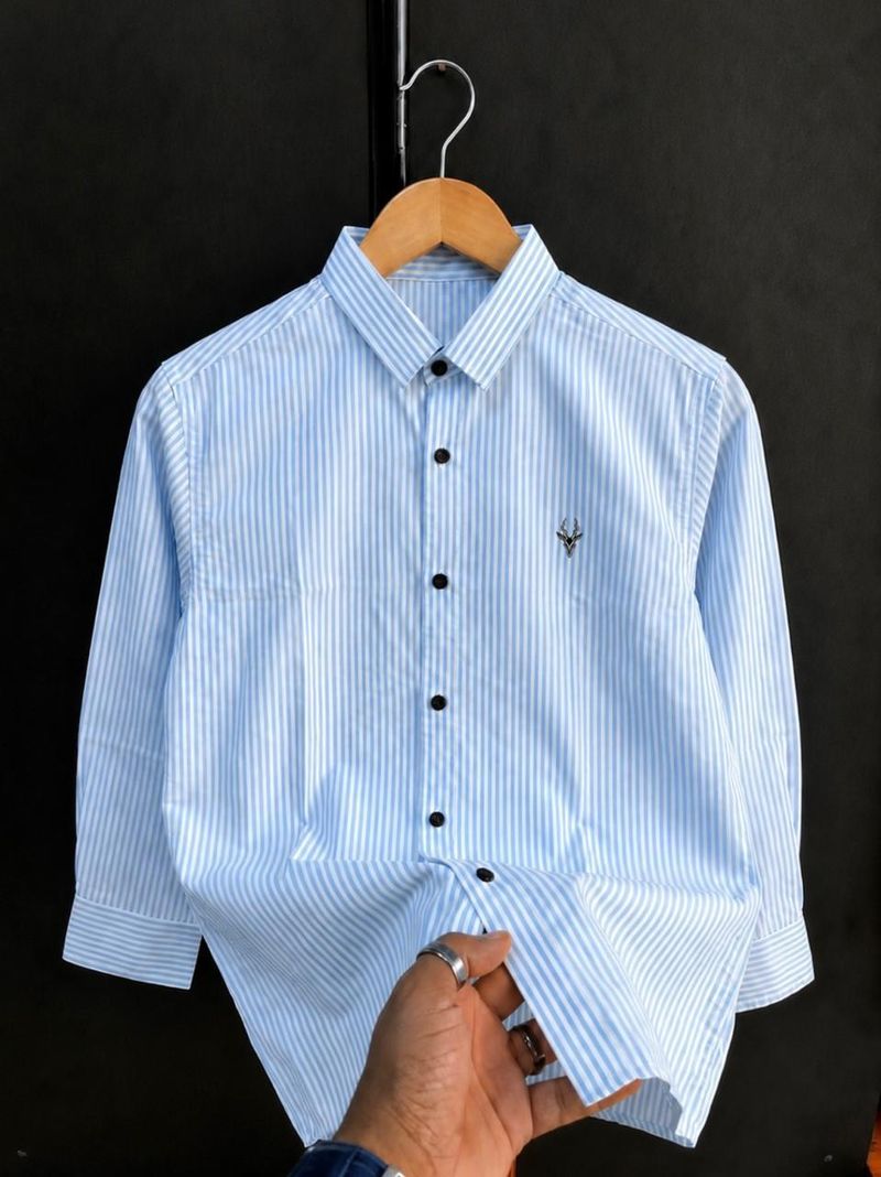 Waridashi Men Regular Fit Striped Shirt - Image 2