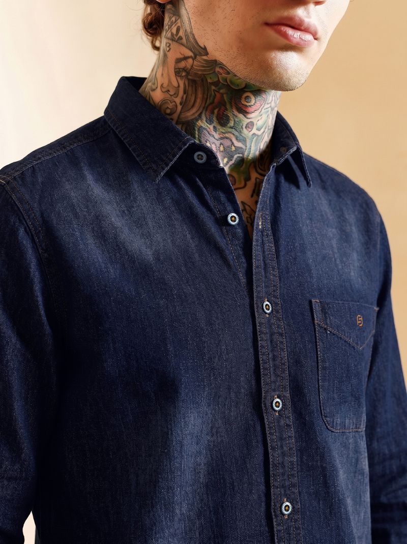 FABFARM Men Relaxed Fit Casual Shirt - Image 4