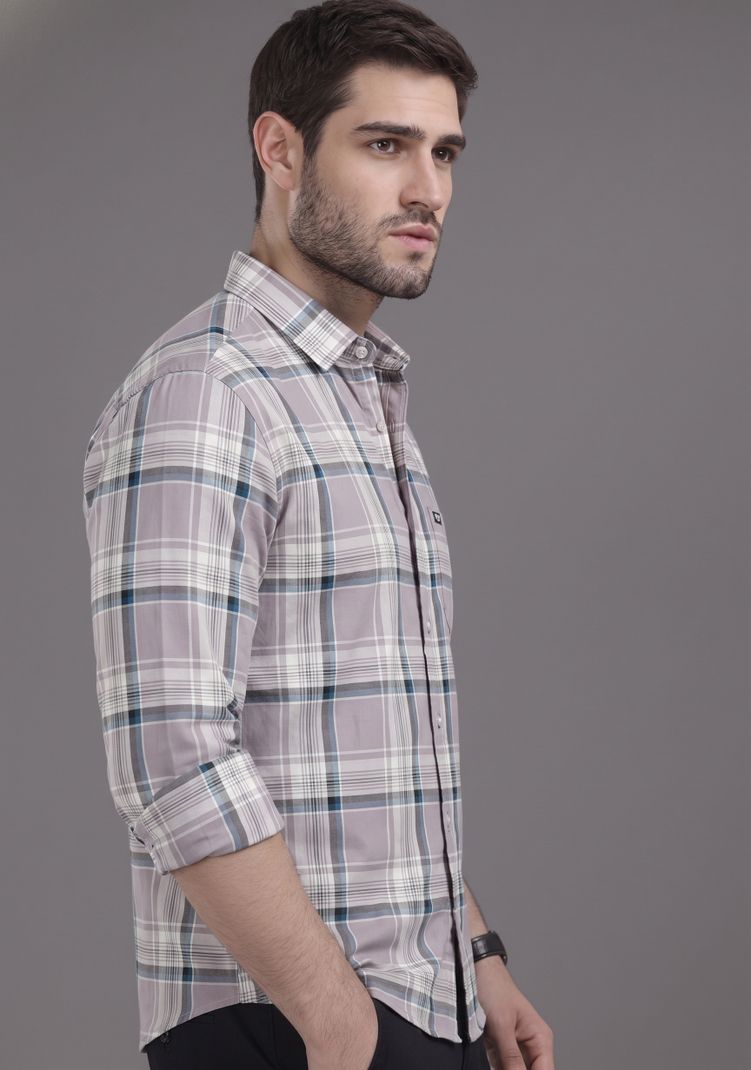 METRONAUT Men Regular Fit Checkered Shirt - Image 4