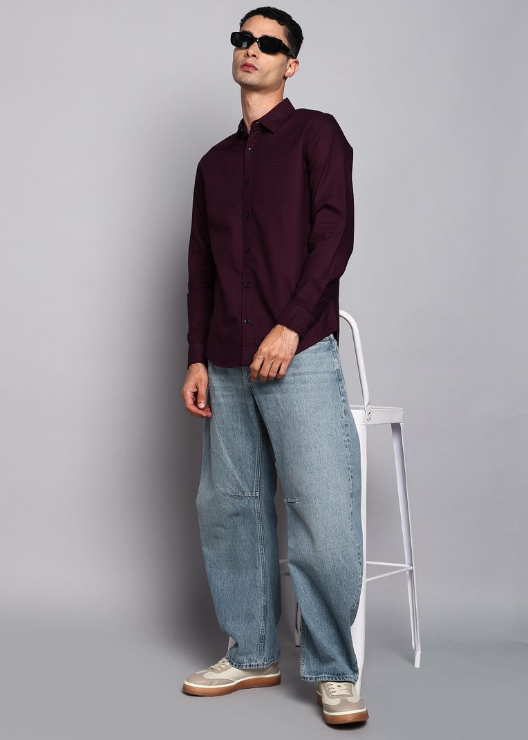 United Colors of Benetton Men Regular Fit Solid Casual Shirt - Image 3