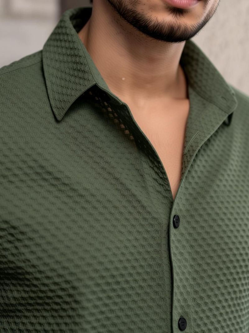 JACKBELLA Men Regular Fit Spread Collar Shirt - Image 6