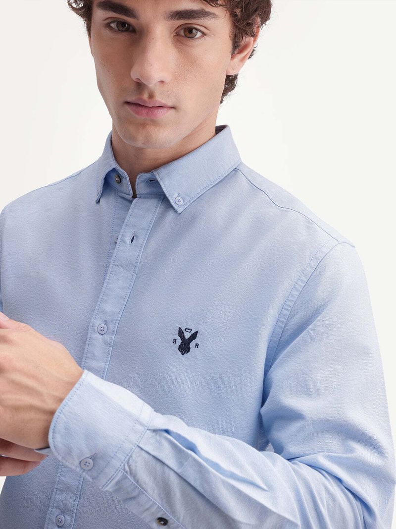 RARE RABBIT Men Regular Fit Solid Casual Shirt - Image 4