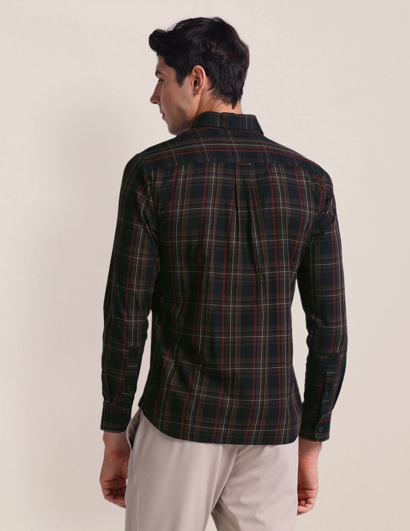 U.S. POLO ASSN. Men Regular Fit Checkered Shirt - Image 6