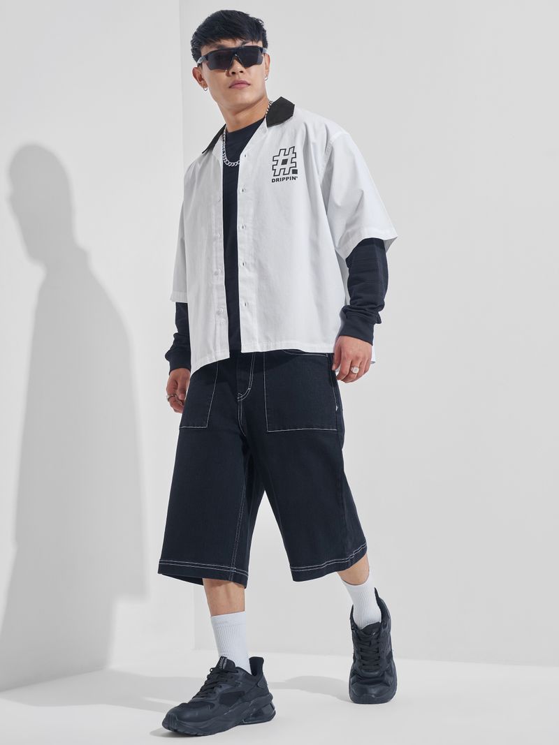 HIGHLANDER Men Boxy Fit Printed Shirt - Image 4