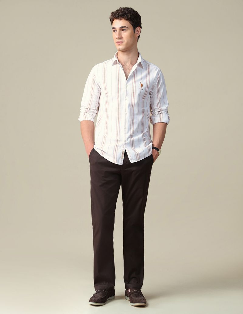U.S. Polo Assn. Denim Co. Men Regular Fit Striped Shirt - Image 6