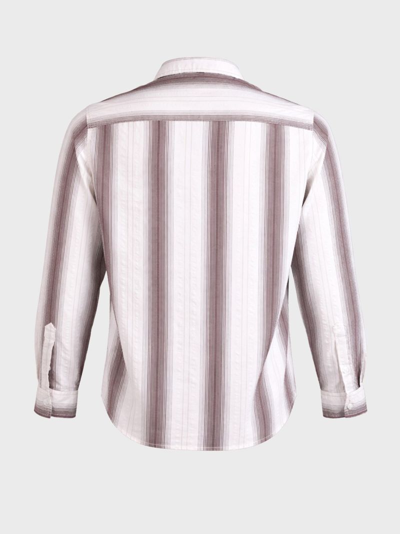 The Indian Garage Co. Men Regular Fit Striped Shirt - Image 5