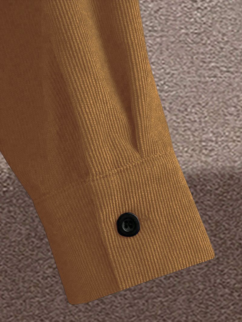 Horseman Men's Solid Casual Spread Shirt - Image 5