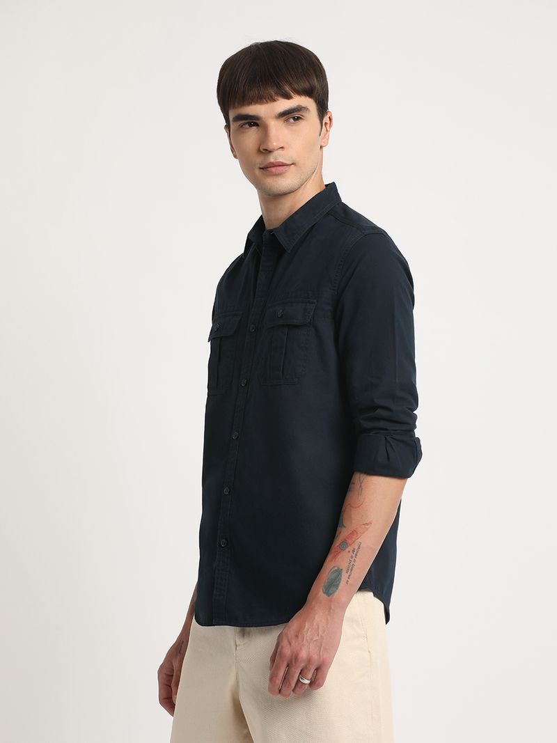 THE BEAR HOUSE Men Slim Fit Casual Shirt - Image 5