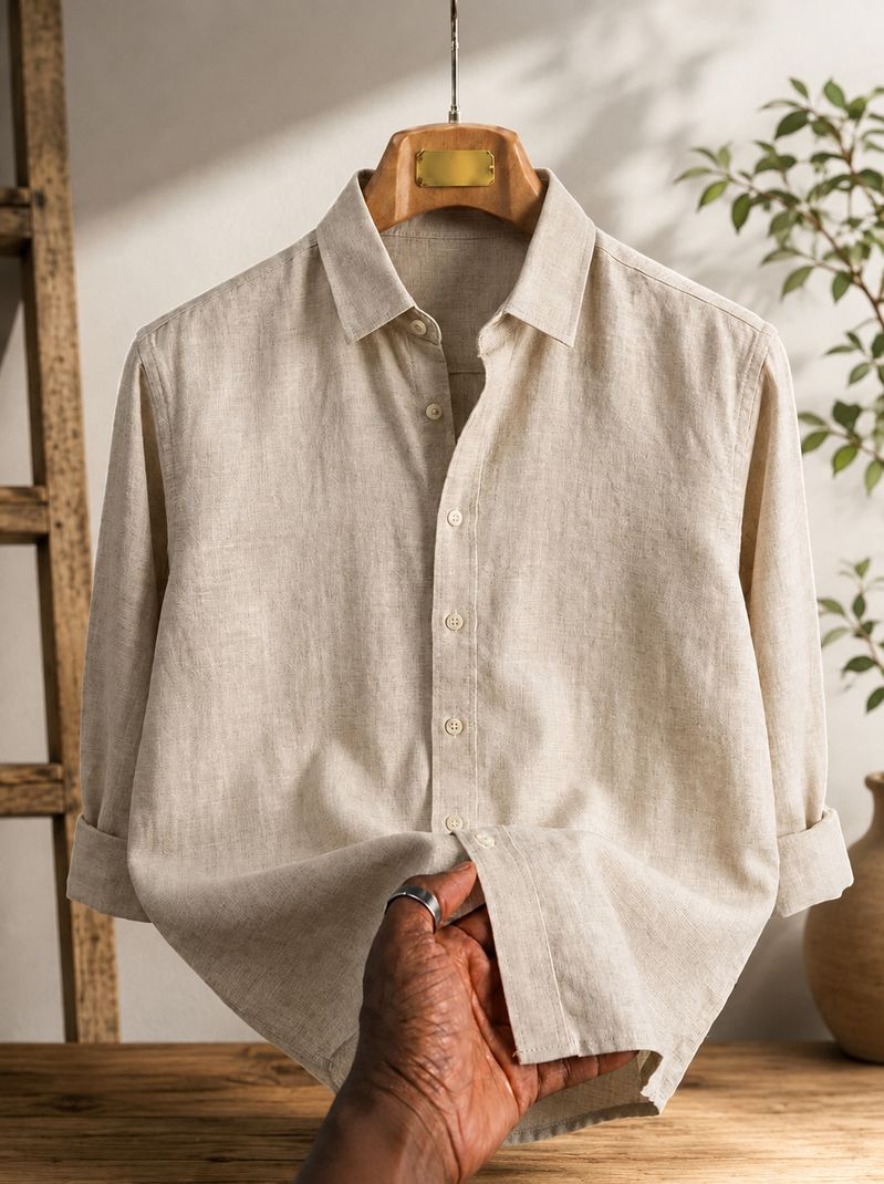 DEARISE Men Regular Fit Embroidered Shirt - Image 2
