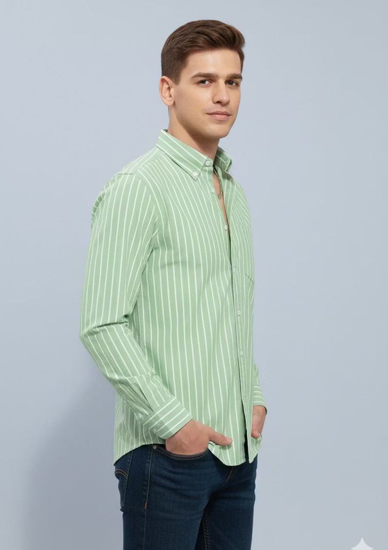 FUBAR Men Slim Fit Striped Casual Shirt - Image 4